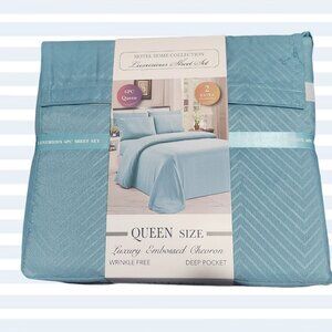 Hotel Home collection Luxurious solid sheet set